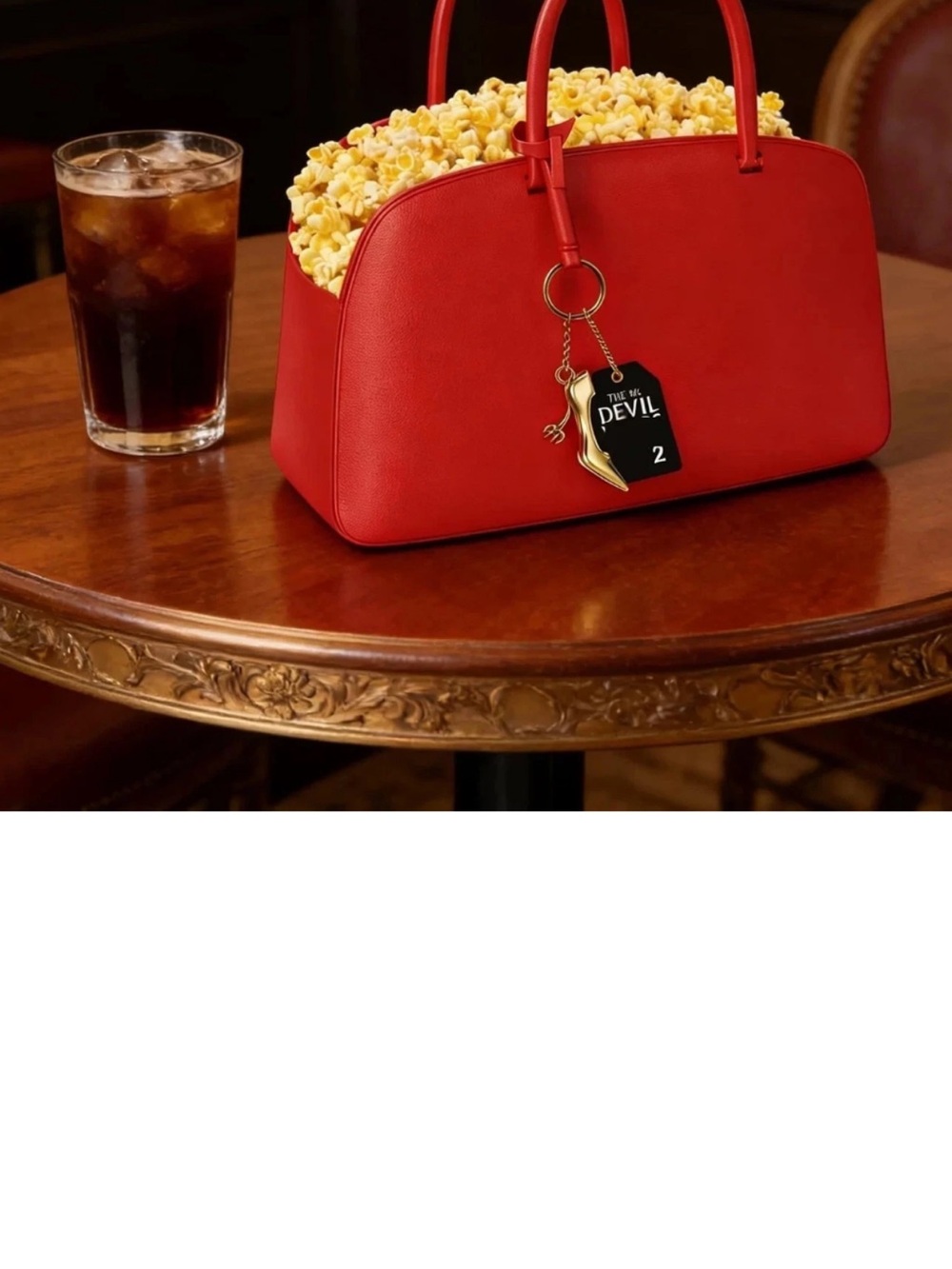 Prada Movie Red Dome Tote - Picture 4 of 6